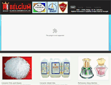 Tablet Screenshot of belgiumglass.com